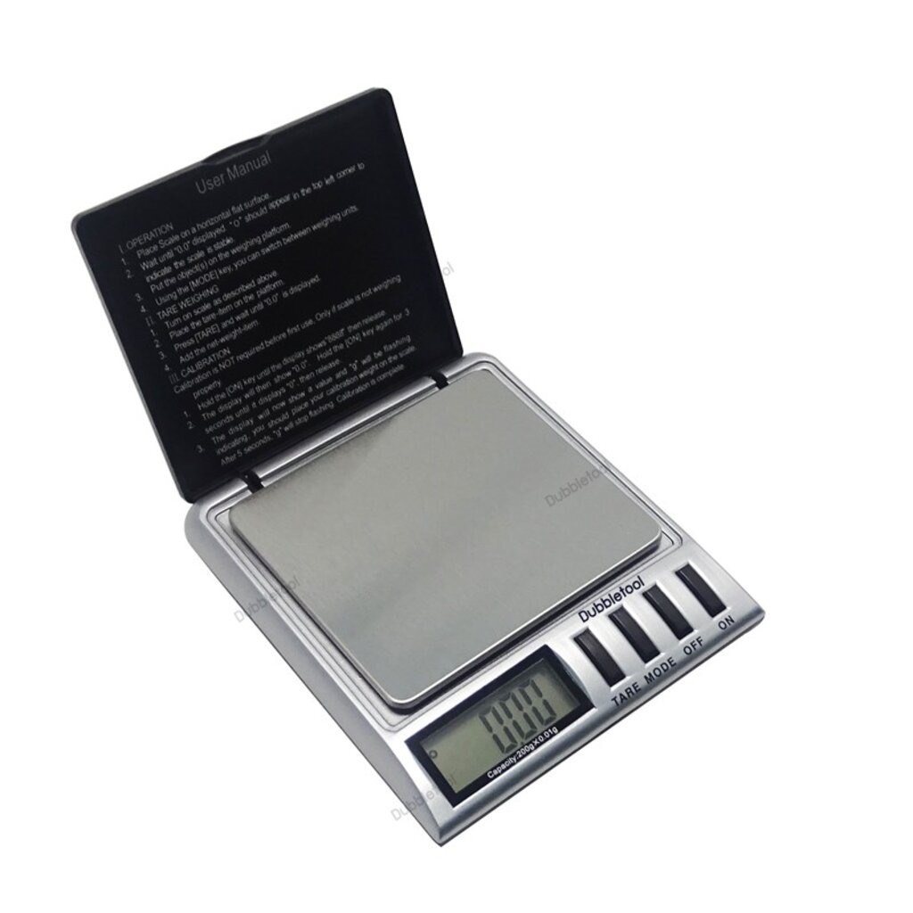 เครื่องชั่งดิจิตอล รุ่น DS-04 ชั่งสูงสุด200g/0.01g ชั้งทอง เครื่องเงิน ทองเหลทอง เม็ดพลาสติกและแผงวงจรต่างๆ