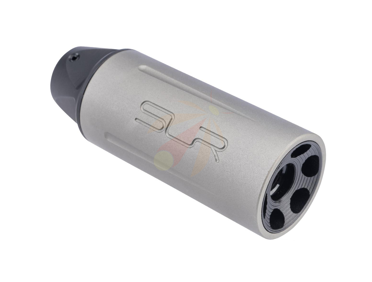 Dytac SLR Rifleworks Licensed 14mm Negative Extended Linear Compensator (Color: Matte Silver / Tracer)