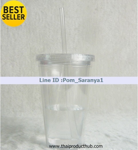 แก้วน้ำพลาสติก450ml,แก้วน้ำพลาสติกพร้อมหลอด, ของพรีเมี่ยม, ของขวัญปีใหม่, ของที่ระลึก