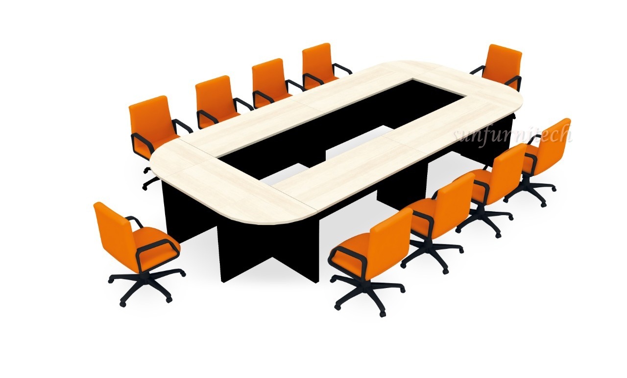 โต๊ะประชุม 10 ที่ันั่ง, ชุดโต๊ะประชุม 10 ที่นั่ง ยี่ห้อ Smart Form รุ่น 5CFC42