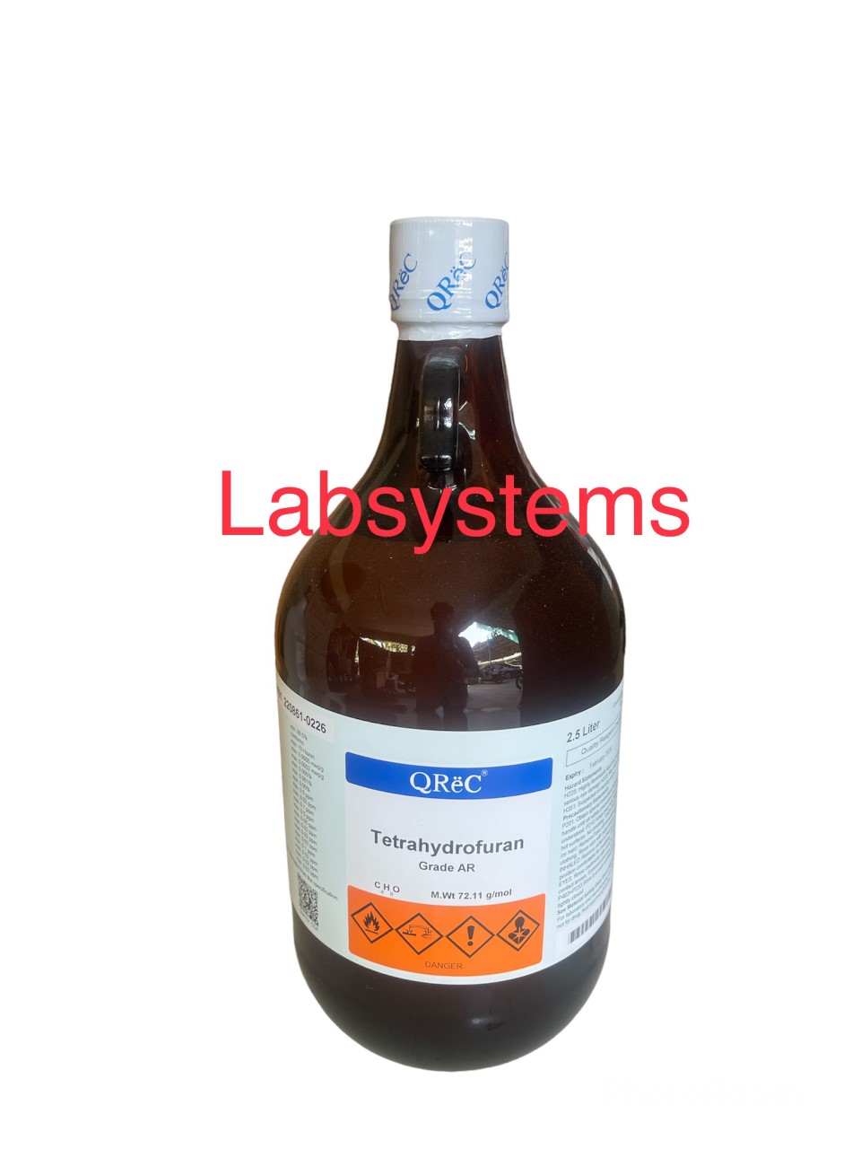 Tetrahydrofuran AR, 2.5 L -Qrec