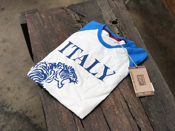 Onitsuka Tiger T-Shirt White / Blue (Italy)