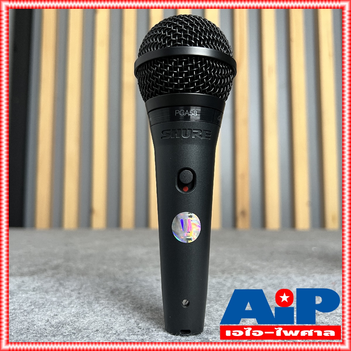 แท้มหาจักร* SHURE ไมโครโฟน รุ่น PGA58-LC PGA58 PGA-58 Dynamic Microphone ชัวร์ ไมค์ ไมค์สาย ไมค์ร้อง ไมค์พูด pga 58 lc +++