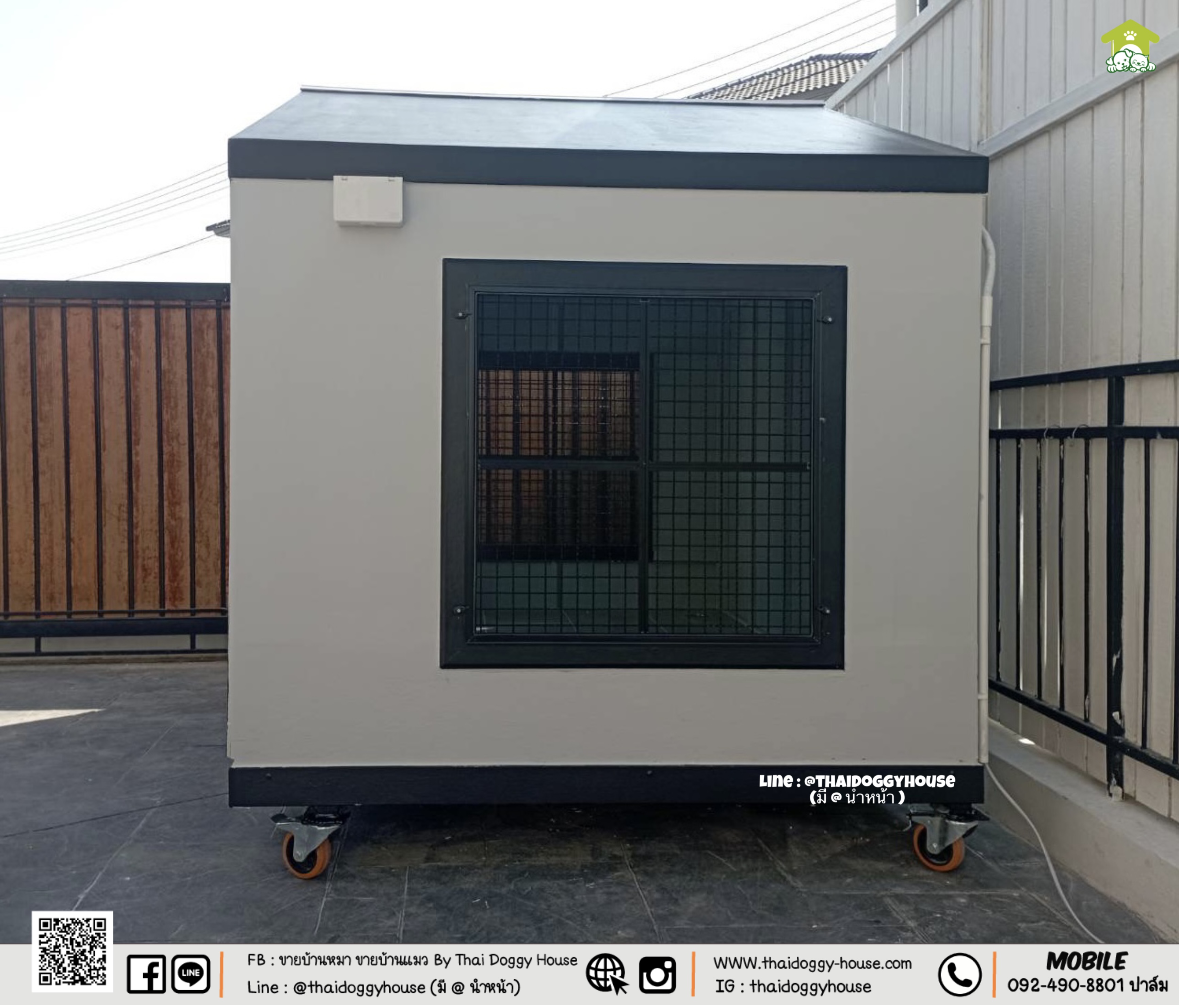 𝑵𝒐𝒓𝒅𝒊𝒄 𝑺𝒕𝒚𝒍𝒆 บ้านหมา บ้านแมว " 𝐓𝐇𝐀𝐈 𝐃𝐎𝐆𝐆𝐘 𝐇𝐎𝐔𝐒𝐄