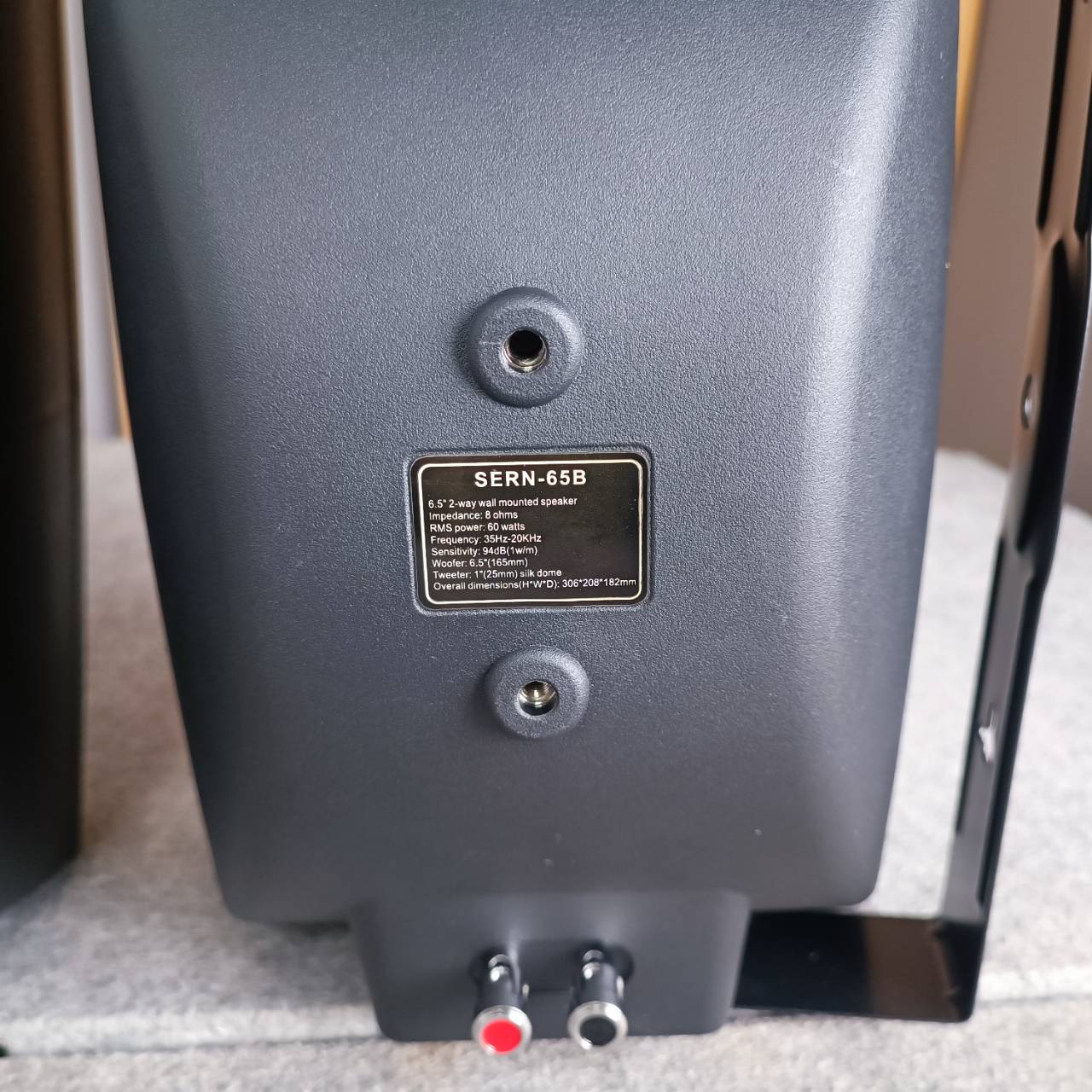 1 คู่ สีดำ DECCON sern-65B ตู้ลำโพง แขวน 6นิ้ว sern65 B sern 65 ตู้ ลำโพง ติดผนัง เอไอ-ไพศาล
