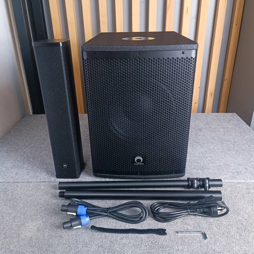 SOUNDVISION ACS-1000 ชุดลำโพงแอคทีฟ ลำโพงคอลัมน์ มีแอมป์ในตัว Column Speaker ลำโพง Active คอลัมน์ บลูทูธ 5.0 รองรับ TWSACS ACS 1000 ACS1000 เอไอ-ไพศาล +++