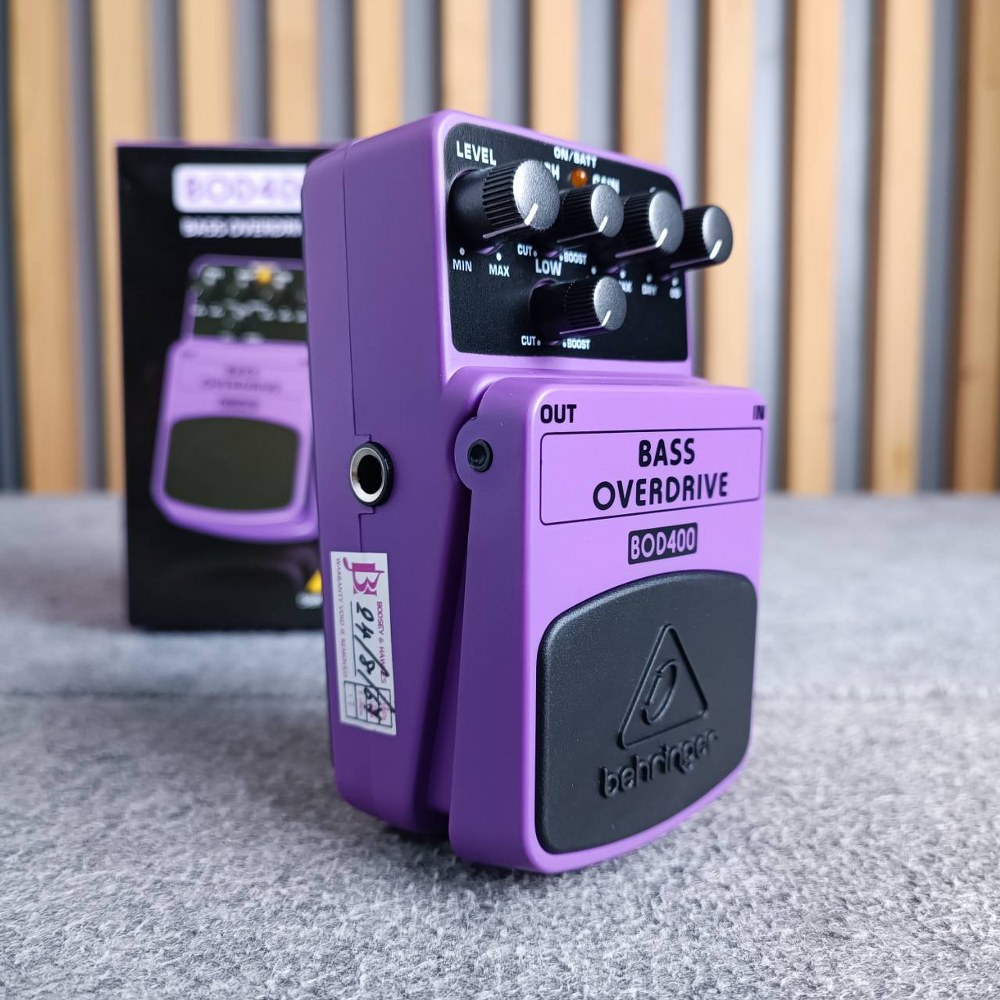 BEHRINGER BOD-400 เอฟเฟคกีต้าร์ BASS OVERDRIVE เอฟเฟ็คกีตาร์ที่ให้เสียงแบบBASS OVERDRIVE เบริงเจอร์ BOD 400 BOD400 เอไอ-ไพศาล