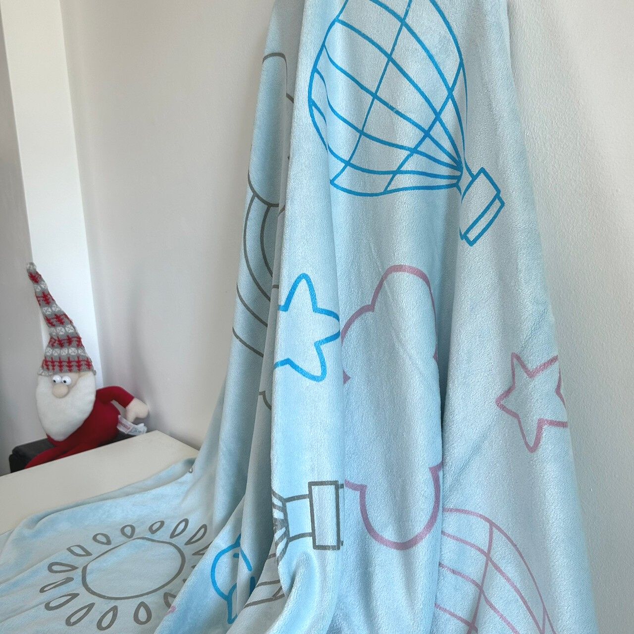 🍀HAVEN Towel Microfiber🍀ผ้าเช็ดตัว ผ้าขนหนู ไมโครไฟเบอร์ ขนาด 28*56 นิ้ว HAVEN แท้💯MPC Balloon Blue