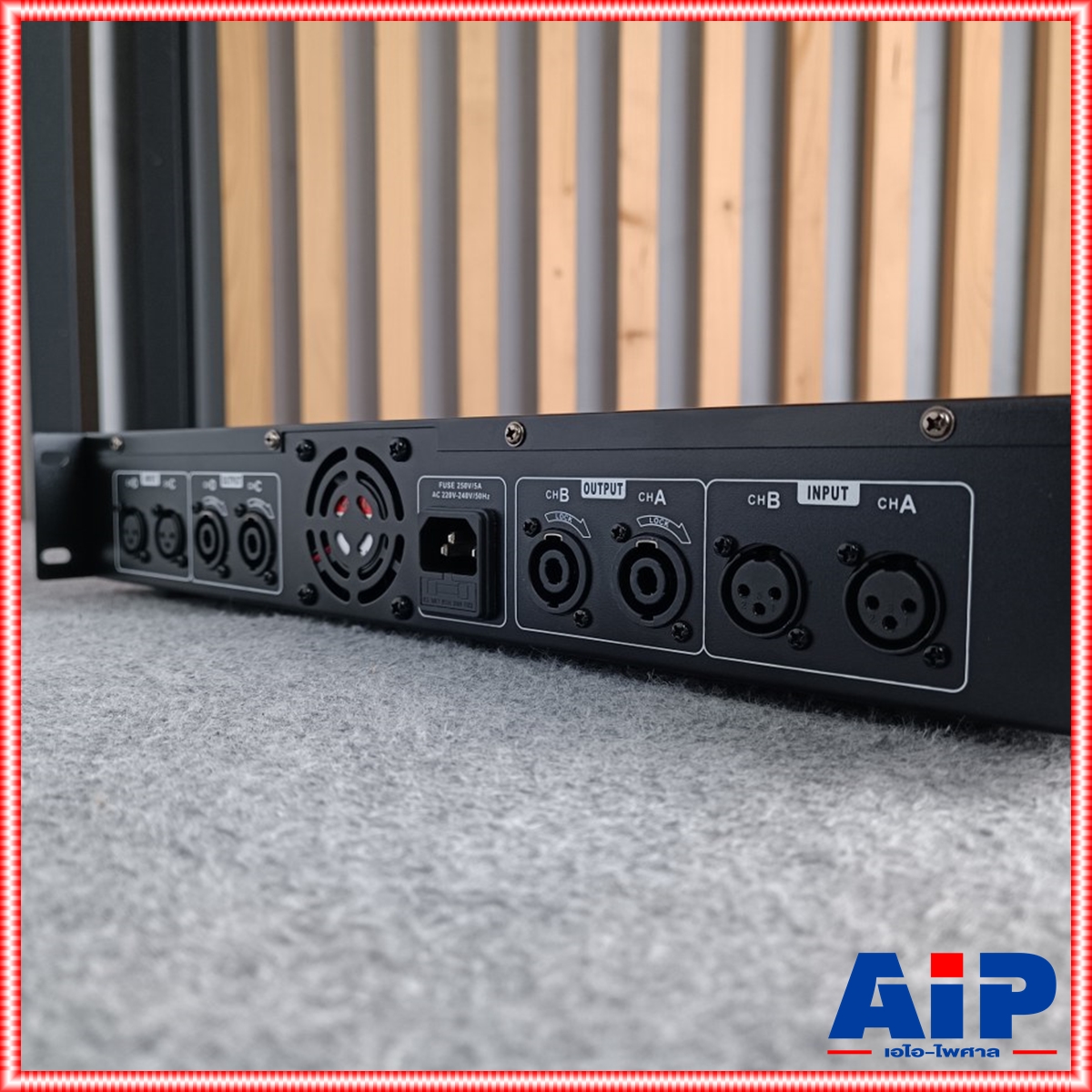 HOTROCK P2-4 poweramp 1U (มาแทนD-3535) 1.5U AV-2244C เพาเวอร์แอมป์ 4 CH ขนาด 1.5 ยู รุ่นใหม่ 350x4 วัตต์ ฮอทร็อค HOTROCK P2 4 poweramp 1U (มาแทนD3535) เอไอ-ไพศาล