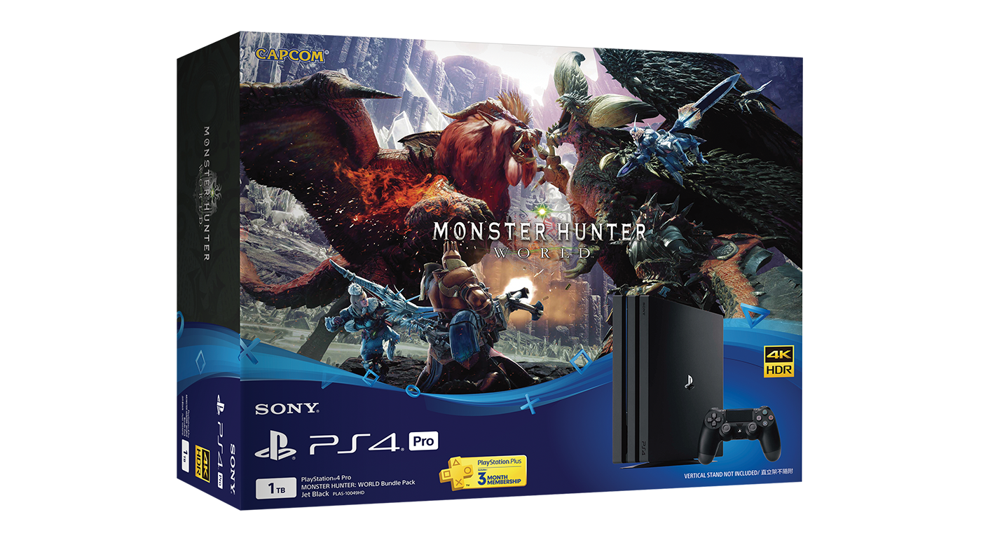 PlayStation 4 PRO Monster Hunter World Bundle.