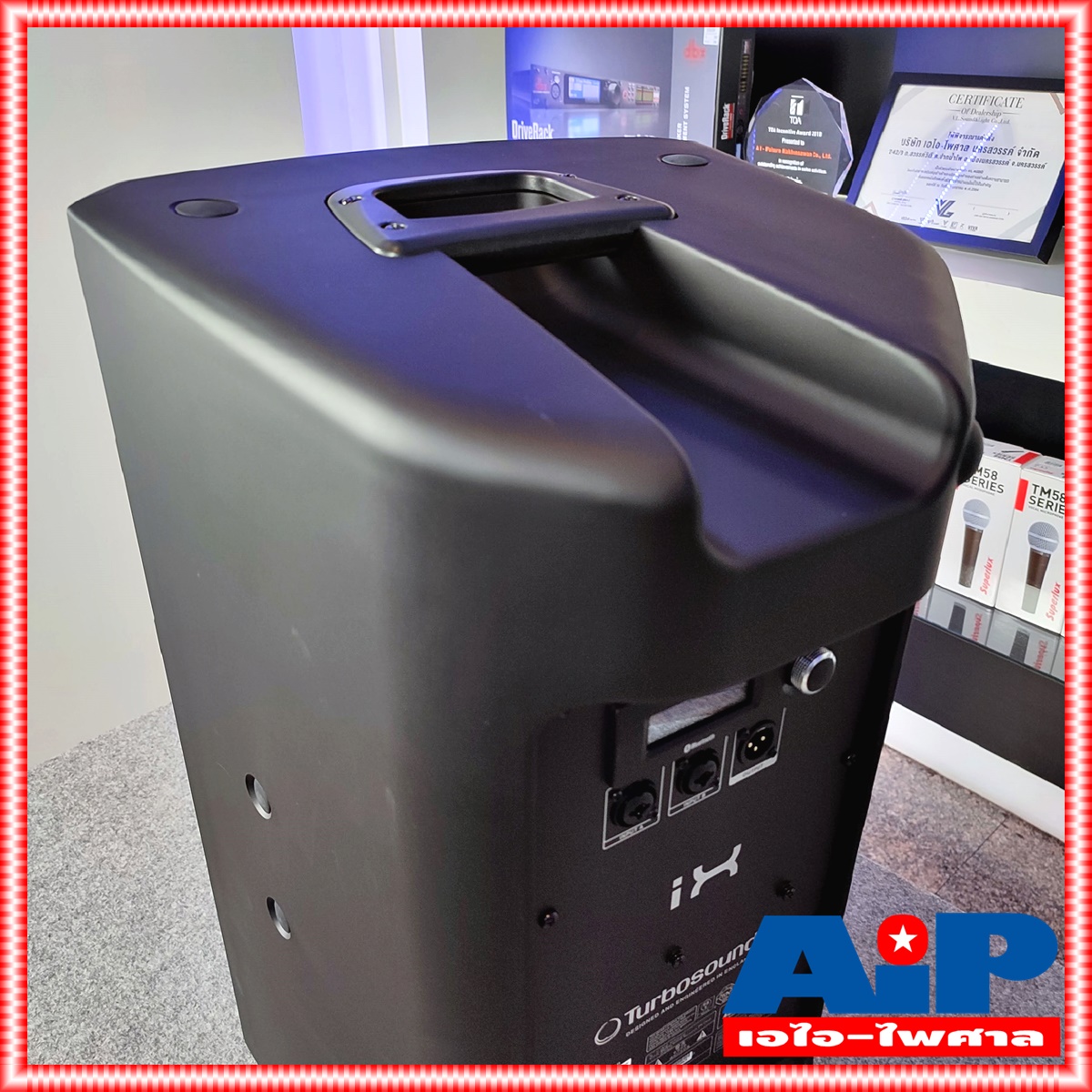 TURBOSOUND iX12 ตู้ลำโพง12นิ้ว Active speaker TURBO SOUND iX-12 iX12 มีบลูธูท 1100 Watt +++ 2 Way 12" Powered Loudspeaker with KLARK TEKNIK DSP Technology, Remote Control and Bluetooth Audio Streaming