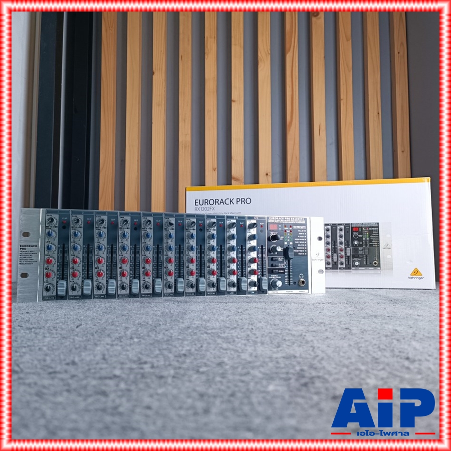 BEHRINGER RX-1202FX mixer ติดRACK มิกเซอร์อนาล็อคแบบใส่แร็ค 12 ช่อง เอฟเฟคแท้ ขนาด 3U RX 1202 FX RX1202FX +++ เอไอ-ไพศาล