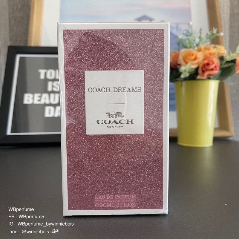 น้ำหอมแท้100% Coach Dreams Eau De Parfum 90ml