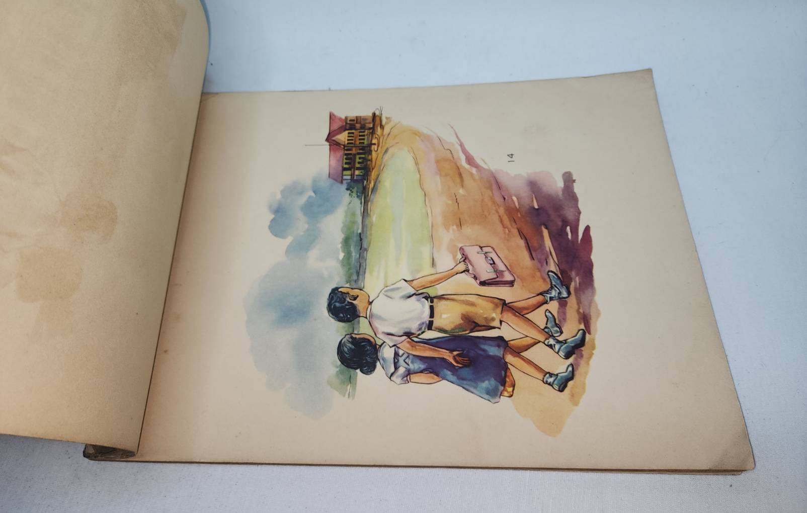 คู่มิอครูชั้นประถมศึกษาปีที่หนึ่ง ภาพผนัง สำหรับหนังสือ "ฝนตกแดดออก" 027417