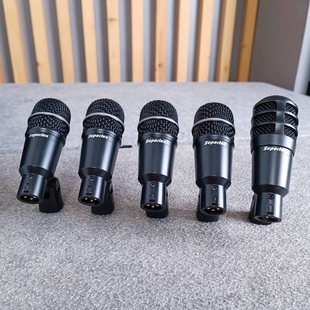SUPERLUX DRK-A5 ไมค์กลอง5ชิ้น ไมค์กลอง ไมโครโฟนเครื่องดนตรี DRK A5 ซุปเปอร์ลักซ์ DRKA5 เอไอ-ไพศาล