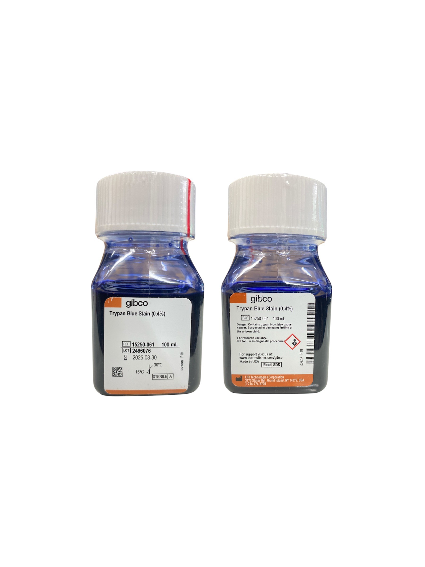 Gibco™ Trypan Blue Solution, 0.4% no.15250061