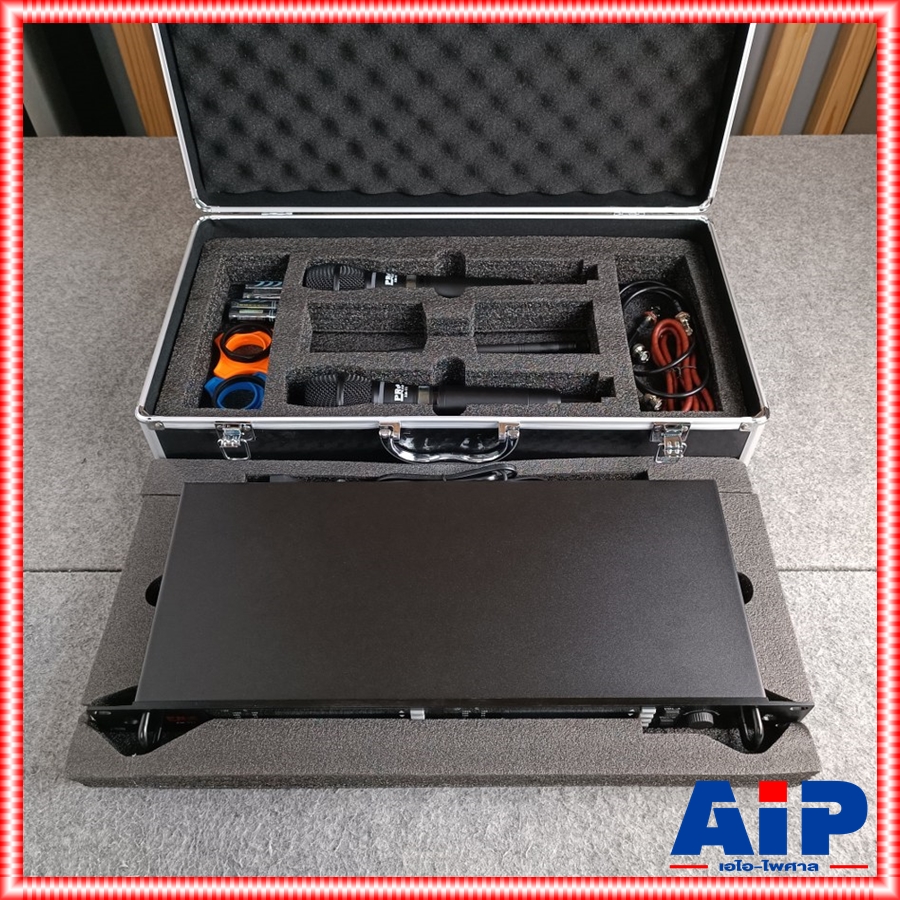 สีดำ PROPLUS กล่องใส่ไมค์ลอย PRO PLUS โปรพลัส กล่องไมค์ กล่องเก็บไมค์ กล่องไมค์ลอย กระเป่าไมค์ กระเป๋าไมค์ลอย เอไอ-ไพศาล