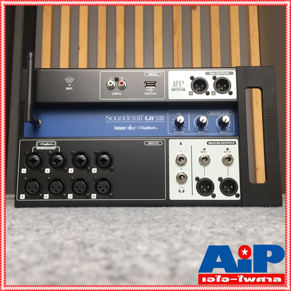 SOUNDCRAFT UI12 Digital Mixer มิกเซอร์ มิกดิจิตอล เครื่องปรับแต่งเสียง MIX UI 12 UI-12 เครื่องเสียง เอไอ-ไพศาล +++
