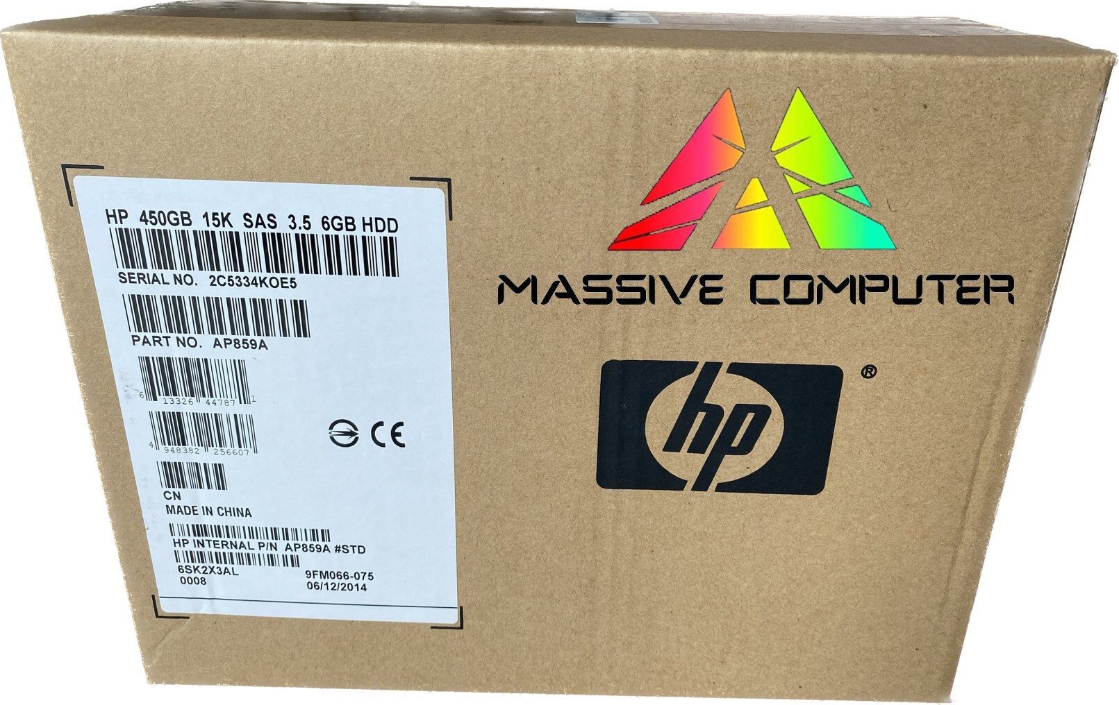 AP859A HP P2000 450GB 6G SAS 15K LFF (3.5 inch) Dual Port Hot Swap Hard Drive ราคา ขาย ราคาถูก จำหน่าย