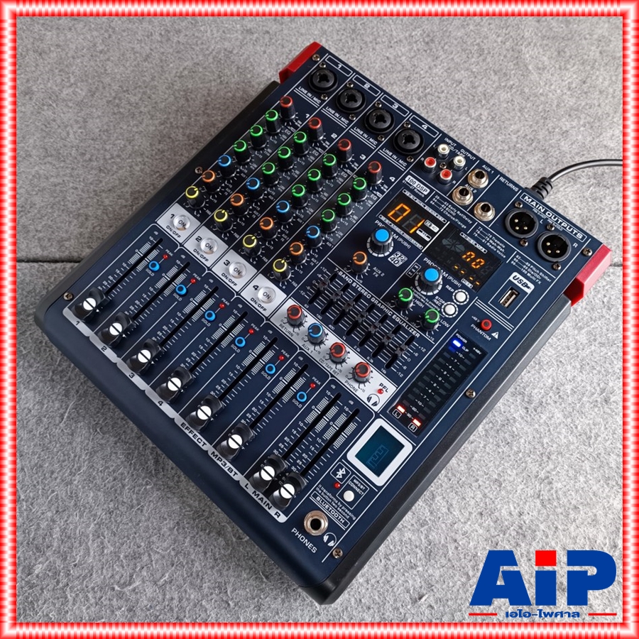 MICROTECH MT-M4 mixer มิกเซอร์ 4 ช่องไมค์ เอฟเฟคแท้ มีบลูทูธ ไมโครเทค มิกซ์คาราโอเกะ MT M 4 MTM4 เอไอ-ไพศาล