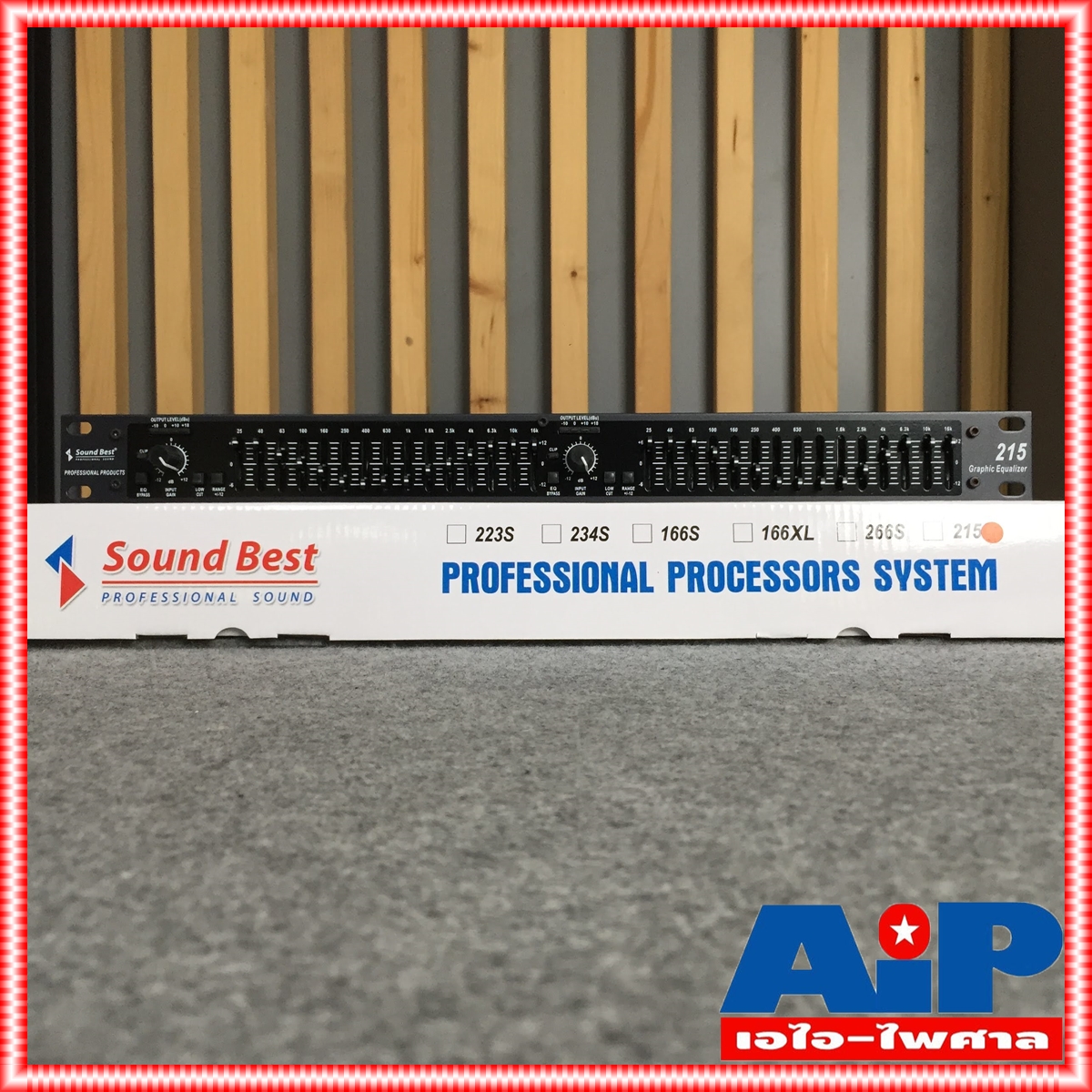 SOUNDBEST 215B EQ Eqlizer 215 อีคิวซาด์เบส 215 Sound Best ซาวด์เบส อีคิวอีควอไลเซอร์15ช่อง เอไอ-ไพศาล +++