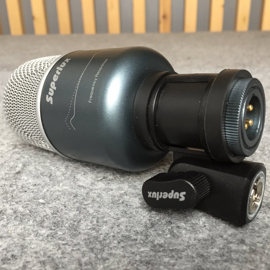 SUPERLUX PRO-218A ไมค์กระเดื่อง ไมค์เครื่องดนตรี PRO218A ไมค์กลอง PRO 218 A ไมค์สาย Kick Drum Microphone instruments