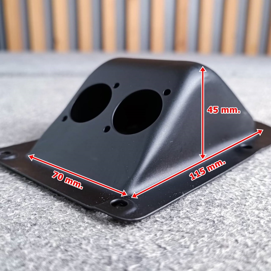 เพลทขั้วลำโพง JH-7320-2ช่อง เพลทหลังตู้ลำโพง แท็ปลำโพงเบ้าหลุม กันฝน แท็ปหลังลำโพง เอไอ-ไพศาล