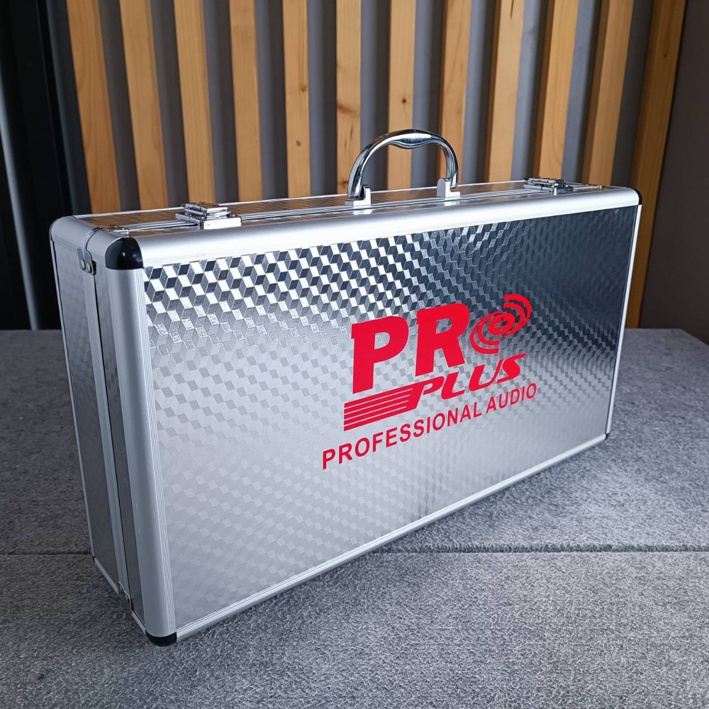 สีเงิน PROPLUS กล่องใส่ไมค์ลอย PRO PLUS โปรพลัส กล่องไมค์ กล่องเก็บไมค์ กล่องไมค์ลอย กระเป่าไมค์ กระเป๋าไมค์ลอย เอไอ-ไพศาล