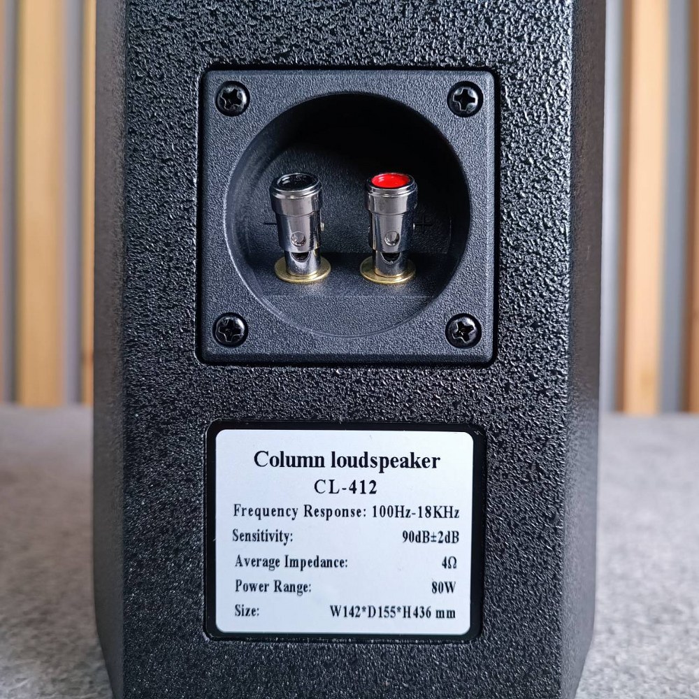 คู่ละ NTS CL-412 column loudspeaker พร้อมขาแขวนพนัง CL-412 CL-412 ลำโพงคอลัมน์ ลำโพง เอไอ-ไพสาล