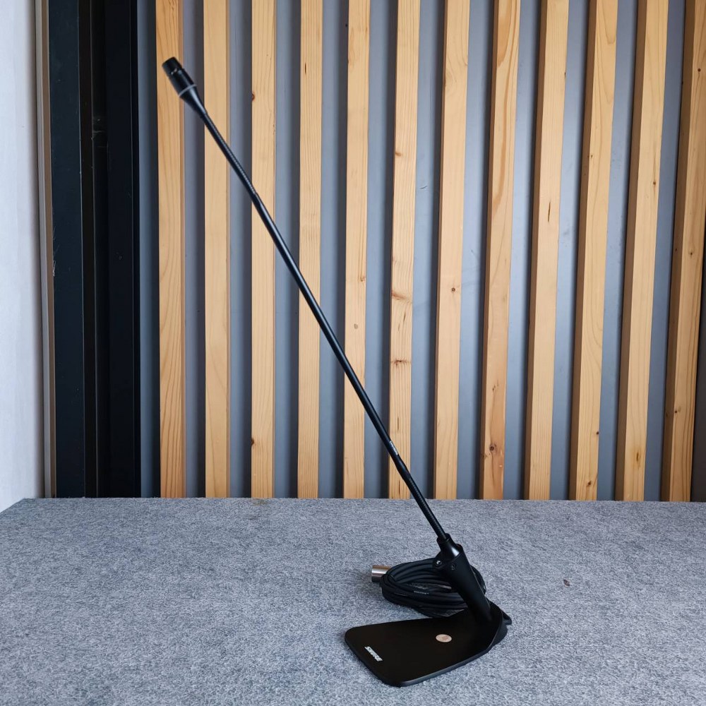 SHURE CVG18DRS-B/C-X ก้านไมค์ พร้อมฐาน มีสวิทซ์ ไฟวงแหวน ก้านไมค์ประชุม ยาว 18 นิ้ว ไมโครโฟนตั้งโต๊ะพร้อมฐาน CVG18DRS B/C X CVG18DRSB/CX เอไอ-ไพศาล+++