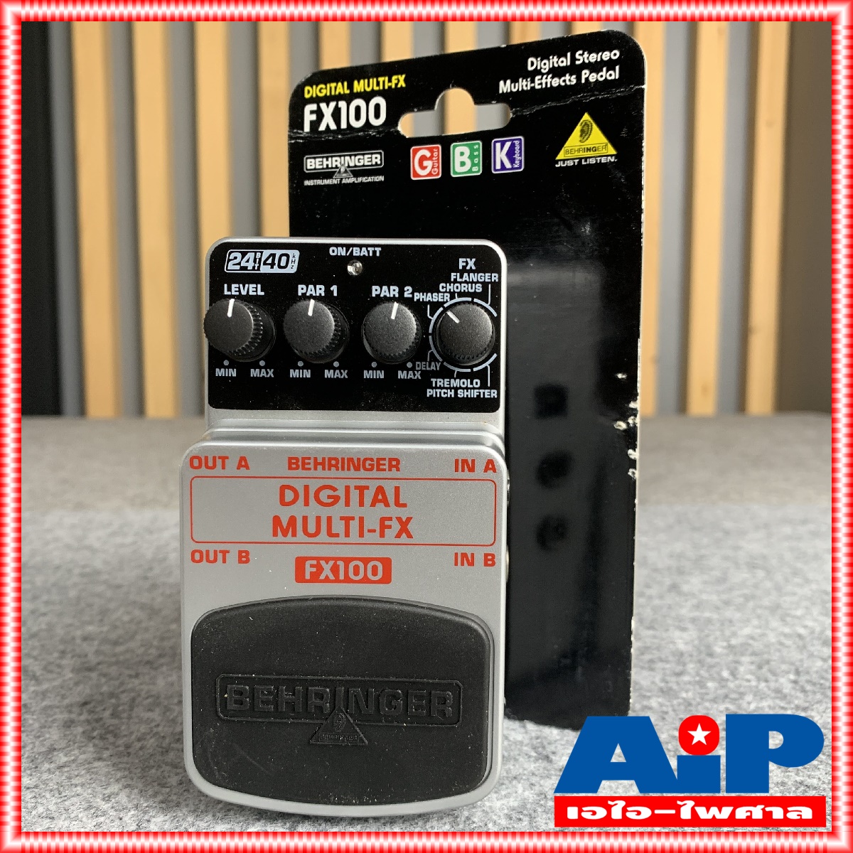 BEHRINGER FX100 เอฟเฟคกีต้าร์ Digital Multi-Effect Pedal FX-100 FX 100 เอไอ-ไพศาล +++