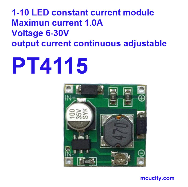 1-10 LED constant current max. 1A and dimmer module PT4115