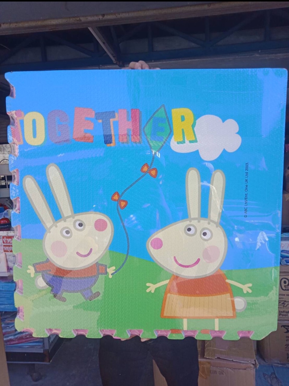 PPP9946 โฟมรองคลานหมู peppa pig เบาะกันกระแทกแพ็คละ 4 แผ่น แพ็คละ