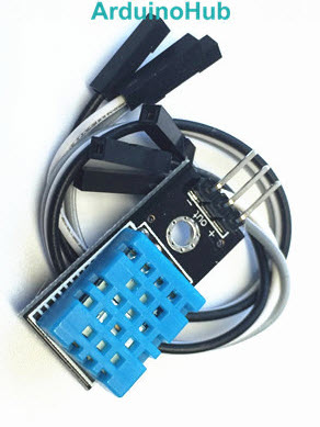 DHT11 Digital Temperature and Relative Humidity Sensor Module with PCB Board
