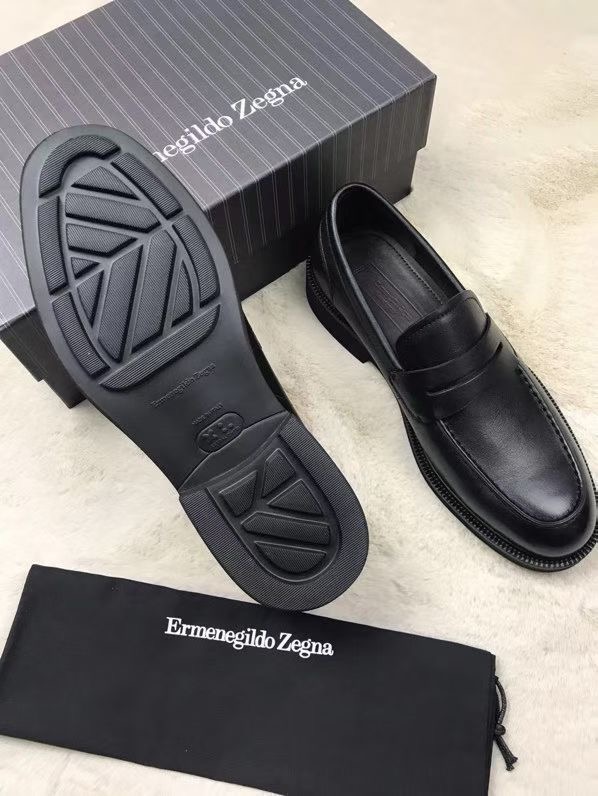**do** รองเท้าหนัง Zegna Siena Flex Shoes ของผู้ชาย สินค้าใหม่ ของแท้