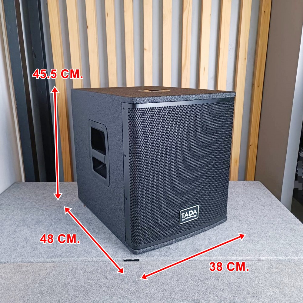 TADA ME-12 active subwoofer มีแอมป์ ตู้ ลำโพง ตู้ซับ ซับวูฟเฟอร์แบบแอคทีฟ ME 12 ธาดา ME12 เอไอ-ไพศาล