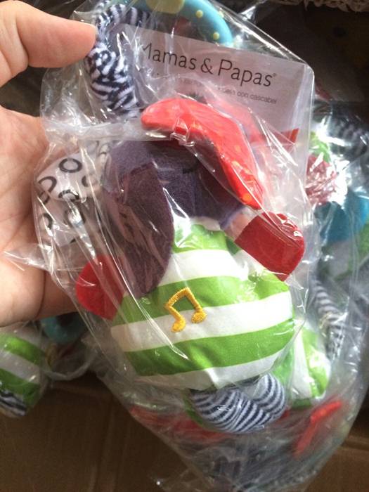 AT-060 ของเล่นผ้าโมบายแขวนรถเข็นรูปช้าง