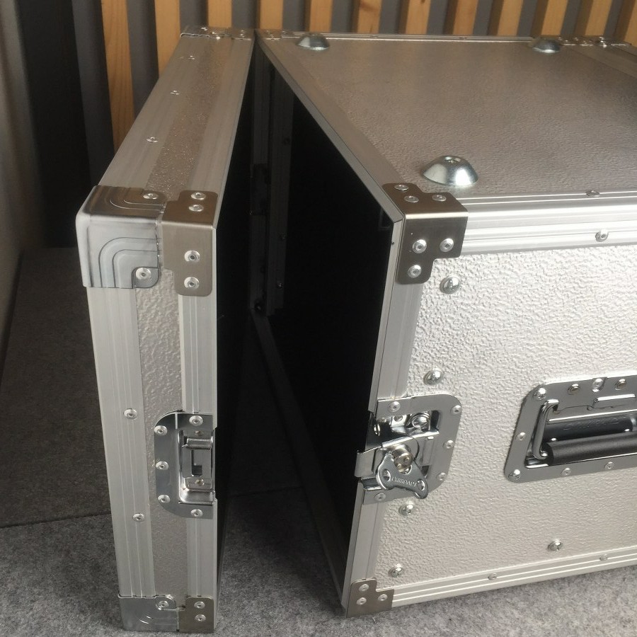 COMPACT RACK เครื่องเสียง SD8U 2ฝาหน้า-หลัง ลึก16นิ้ว ผิวอลูมิเนียม แร็คเครื่องเสียง แร็ค คอมแพ็ค แร็คใส่อุปกรณ์ แร็คใส่แอมป์ SD8 U SD-8U