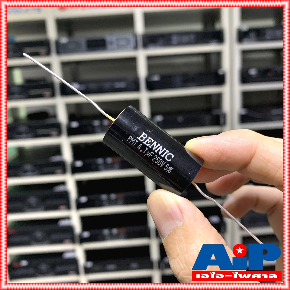 C 4.7/250VDC PMT (MPT) BENNIC สีดำ c ใส่ลำโพง cเสียงแหลม คาปา เสียงแหลม ลำโพง C เสียงแหลม คอนเดนเซอร์ 4.7UF /250VDC