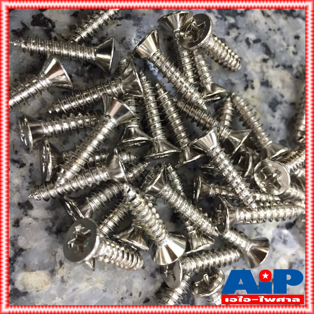 ถุง20ตัว สกรู FH 8X3/4" สกรู8X3/4นิ้ว น็อต สกรู น็อต อุปกรณ์ประกอบตู้ ประกอบลำโพง