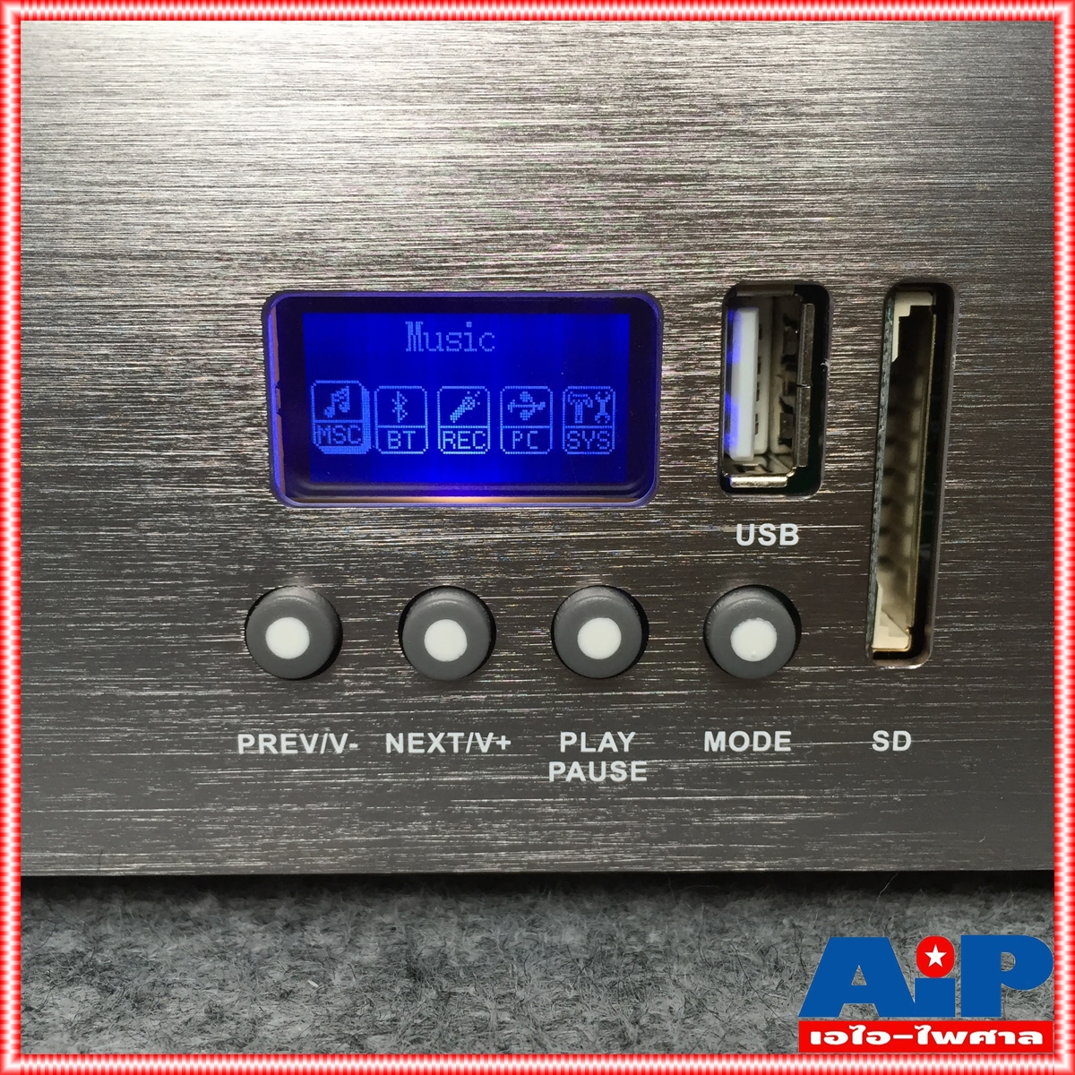 NTS DS-500SR ตัวจ่ายไฟ+บันทึก ชุดจ่ายไฟและบันทึกเสียง ชุดจ่ายไฟ ตัวควบคุมไมค์ระบบอนาล็อก DS 500SR DS500SR เอไอ-ไพศาล