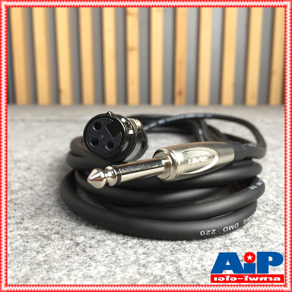 5เมตร LIDGE YM-379B สายXLR เมีย- PHONE ผู้ YM379B YM 379 B สาย XLR เมีย - โฟนผู้ 5M สายไมค์5เมตร