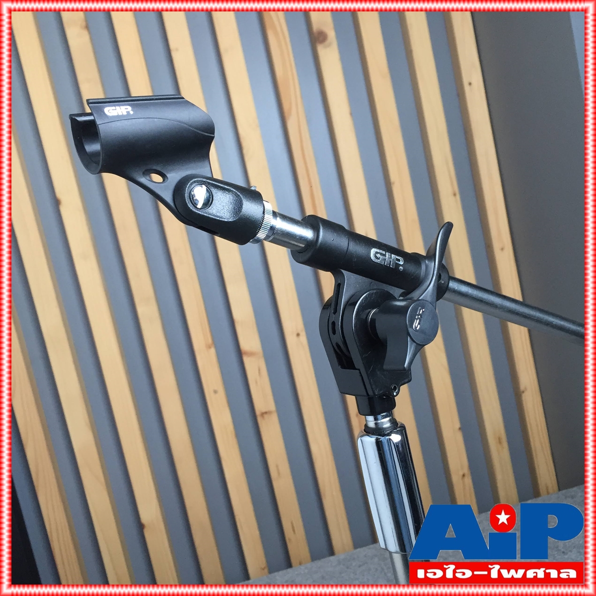 GIP GMS-300 ขาตั้งไมค์บูมต่ำ ขาตั้งไมค์บูมสแตนเลส ตั้งโต๊ะเตี้ย GMS300 GMS 300 เอไอ-ไพศาล