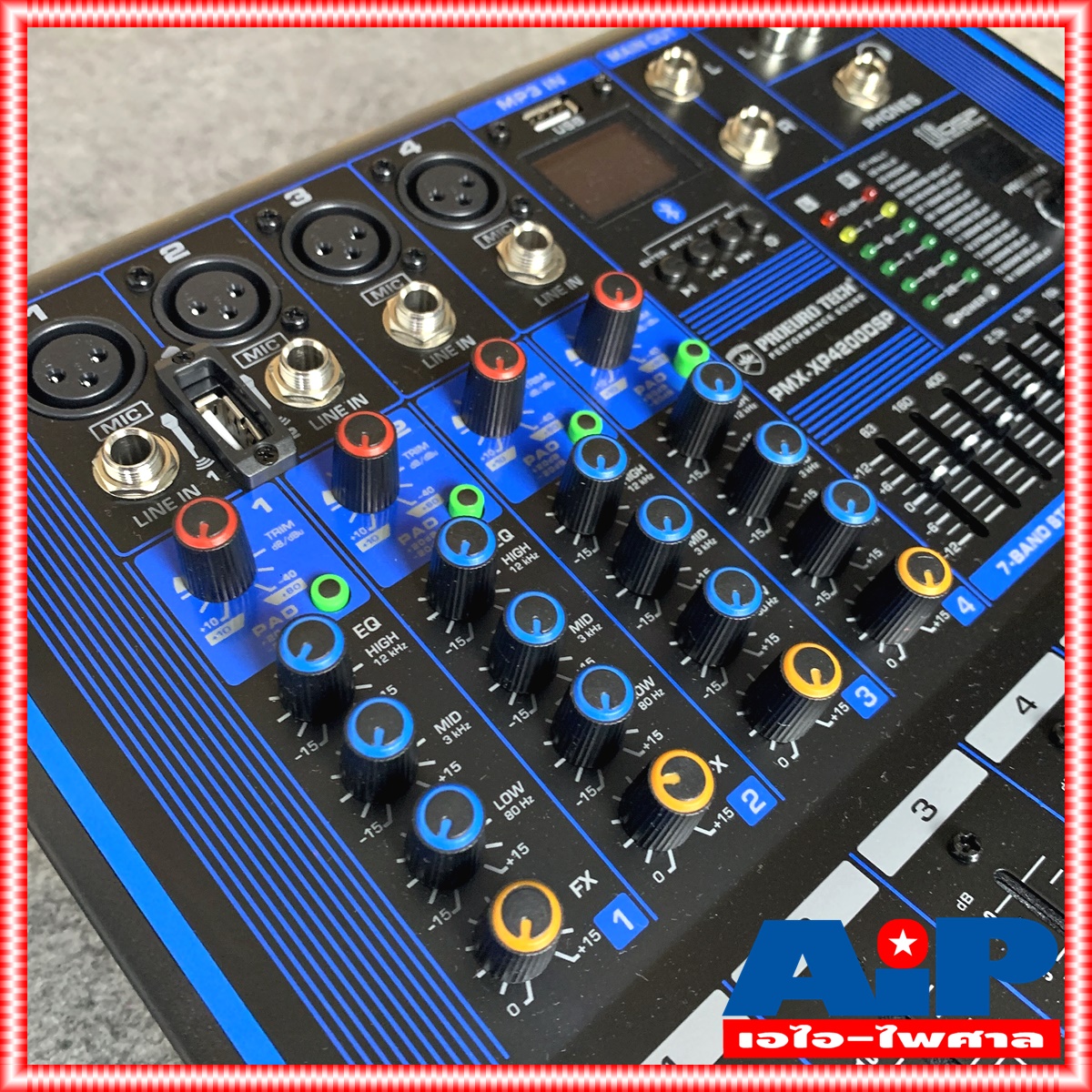PROEUROTECH PMX-XP4200DSP POWERMIXER มิกซ์ มิกเซอร์ เพาเวอร์มิกซ์ PMX XP 4200 DSP เครื่องเสียง เครื่องปรับแต่งเสียง MIX PMX-XP4200