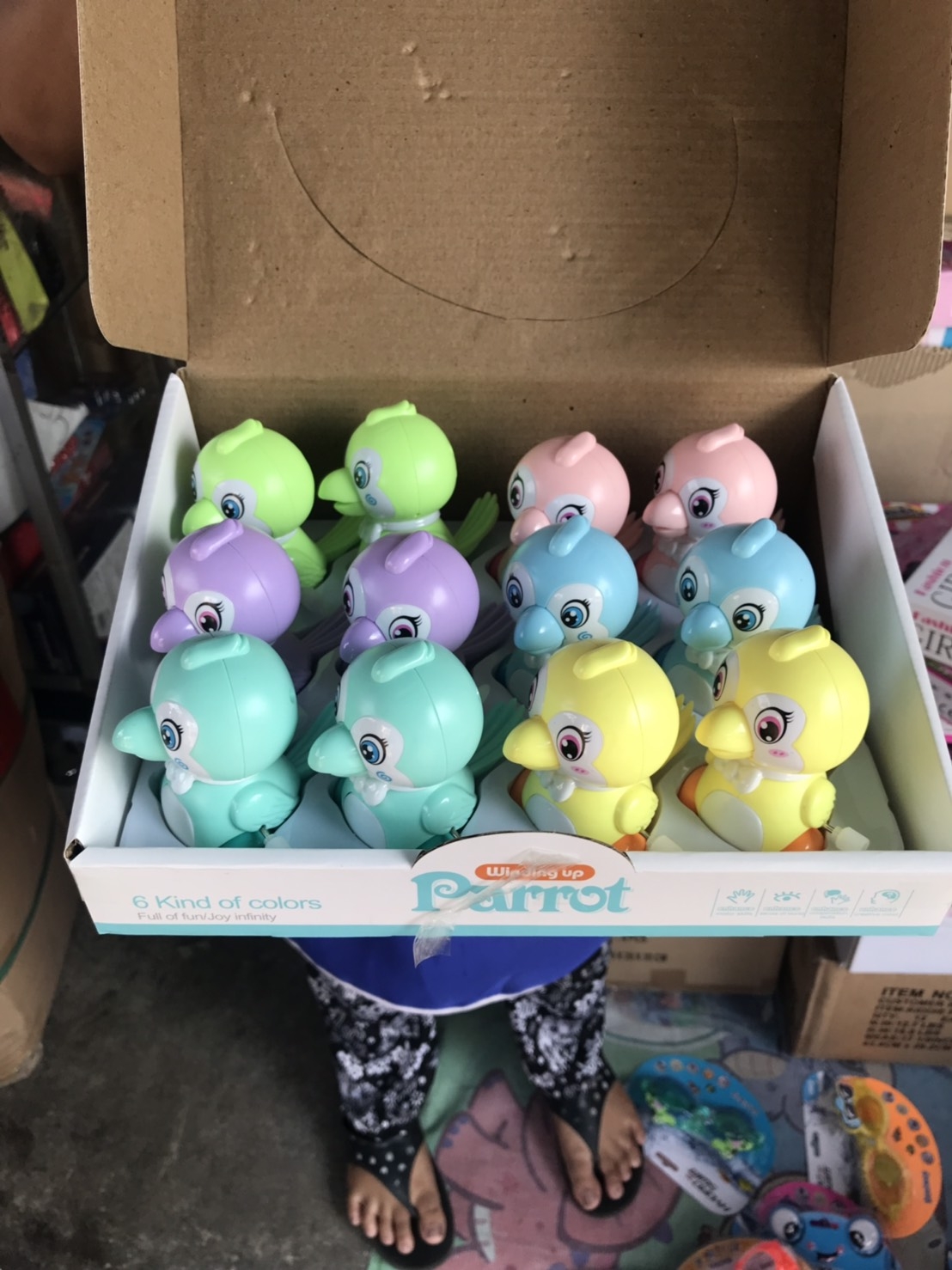 6634 ของเล่นนกไขลาน ยกกล่อง 12 ตัว กล่องละ