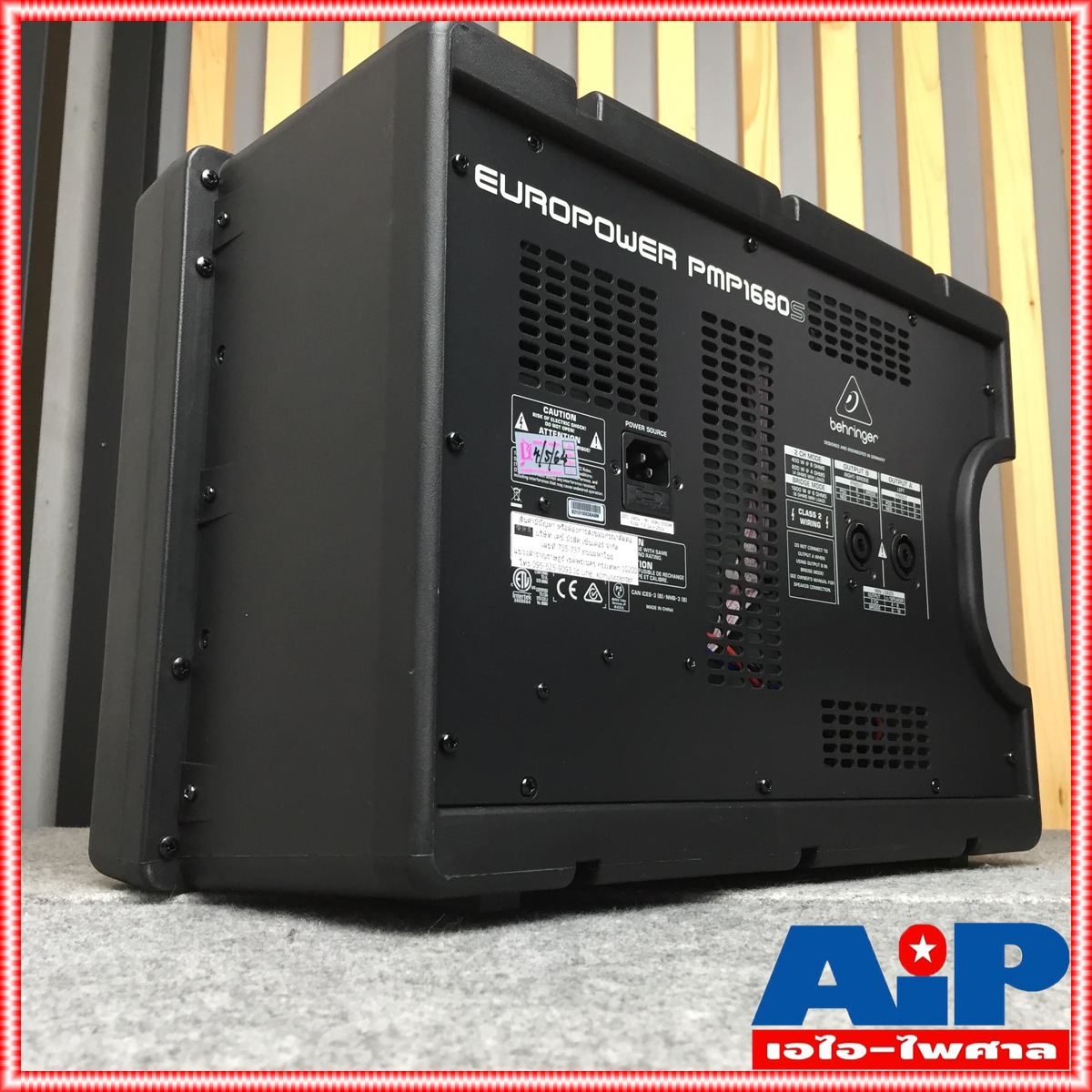 BEHRINGER PMP-1680S powermixer เพาเวอร์มิกเซอร์ 10 ช่อง 2x300วัตต์ 8 โอห์ม EQ 2x7 ช่อง PMP 1680 S PMP 1680S PMP1680S +++