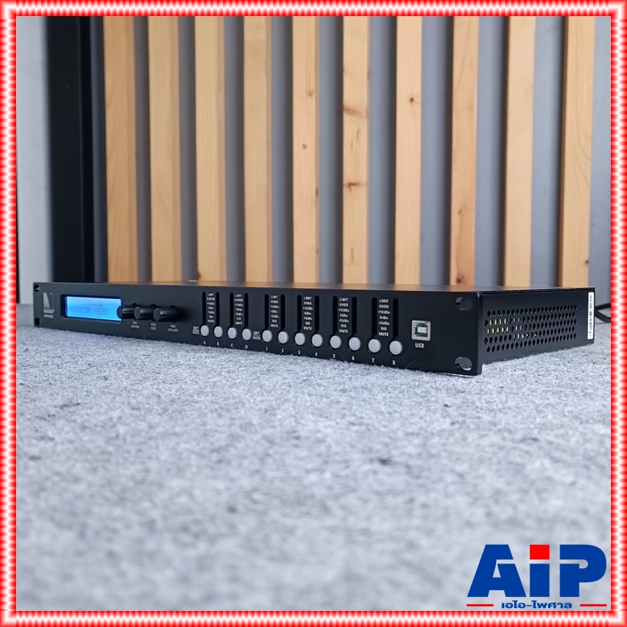 MARANI MIR480E loudspeaker processor ครอสโอเวอร์ดิจิตอล เข้า4 ออก8 รุ่นใหม่ ฟังชั่นเยอะขึ้น MIR 480 E MIR480E เอไอ-ไพศาล