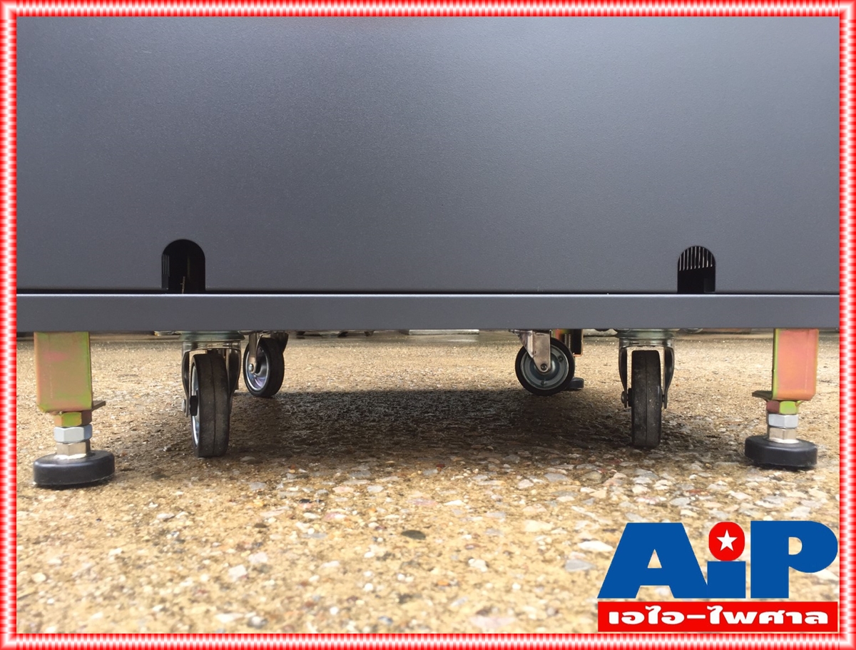 RACK NPE QRD-16U (35kg) ตู้เก็บเครื่องเสียงทำจากเหล็ก16U 2ฝาหน้าใส-หลังทึบ มีล้อเลื่อน QRD16U QRD 16U เอไอ-ไพศาล