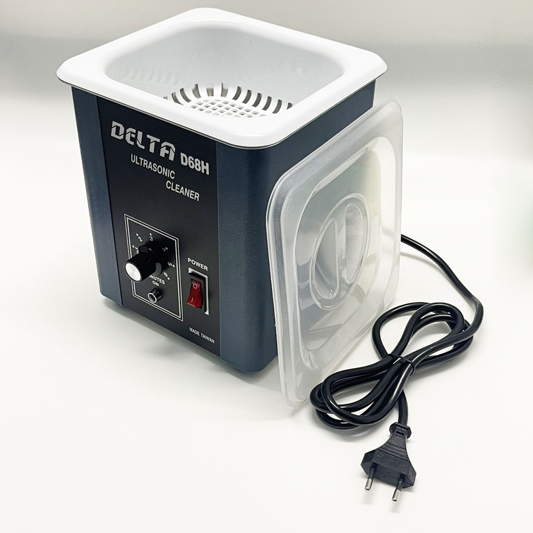 เครื่องอัลตร้าโซนิก เครื่องอุลตร้าโซนิคเดลต้า 1.3 ลิตร Ultrasonic cleaner Delta-D68H 1.3L ที่ล้างแปรง ล้างเครื่องประดับ ล้างแว่นตา งานจิวเวลรี่