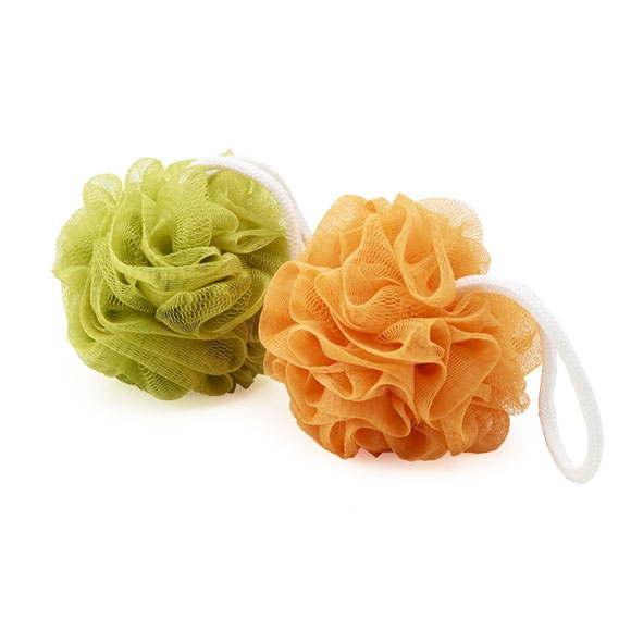 Body Series ใยขัดตัว บอดี้ ซีรีส์ รูปทรงดอกไม้ จับถนัดมือ ผลิตจากเส้นใยคุณภาพสูงที่มีคุณสมบัตินุ่มและลื่น